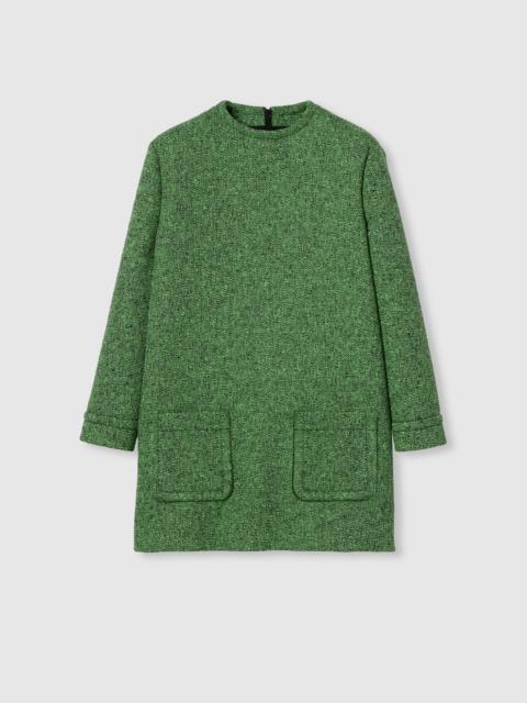 GUCCI Cotton wool mouliné dress