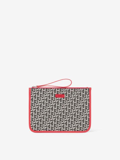 KENZO Jacquard Courier pouch with fob pocket