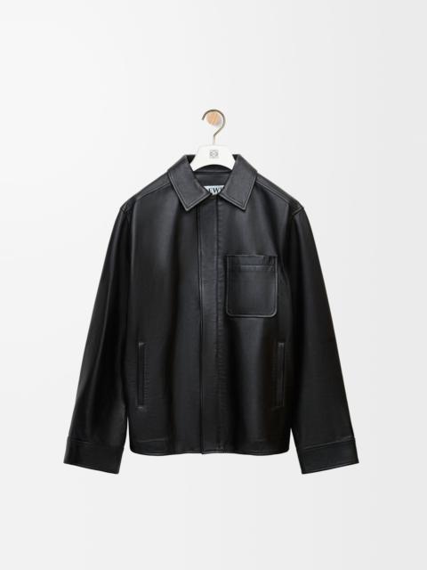 Loewe Overshirt in nappa lambskin