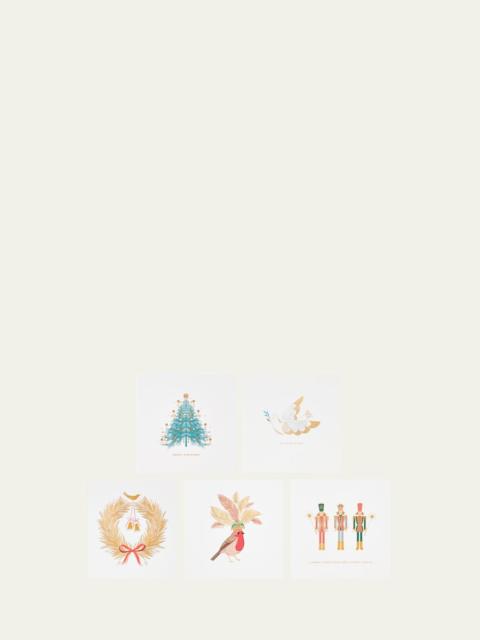 Smythson Assorted Festive Greeting Cards, Set of 10