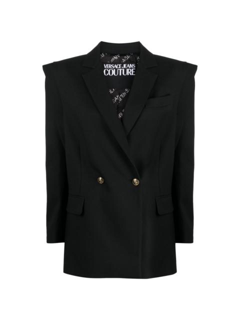 double-breasted notched-lapels blazer