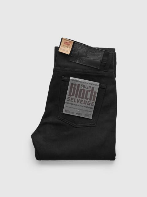 Naked & Famous "Solid Black" 13oz Selvedge Denim - Weird Guy Fit