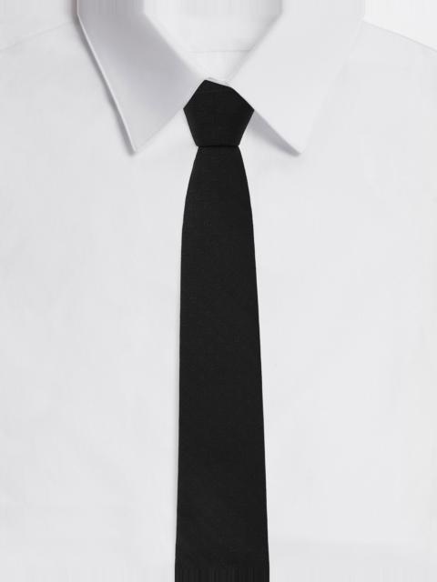 Dolce & Gabbana 8-cm silk jacquard blade tie with DG logo