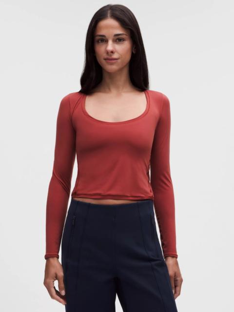 lululemon Wundermost Ultra-Soft Nulu Scoopneck Long-Sleeve Shirt