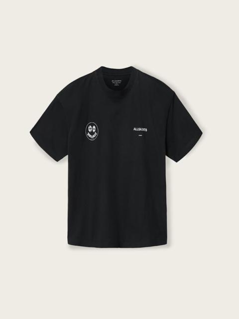 ALLSAINTS SPINNER OVERSIZED SHORT SLEEVE GRAPHIC T-SHIRT
