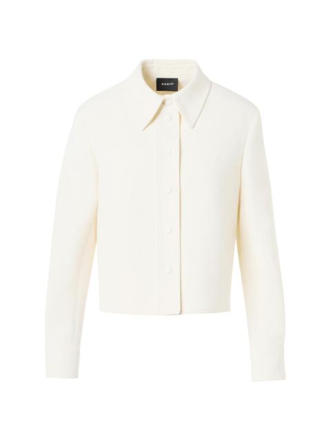 AKRIS Women's Talitha Cotton Shirt Jacket - Ecru