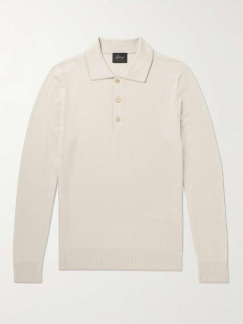Sea Island Cotton and Cashmere-Blend Polo Shirt