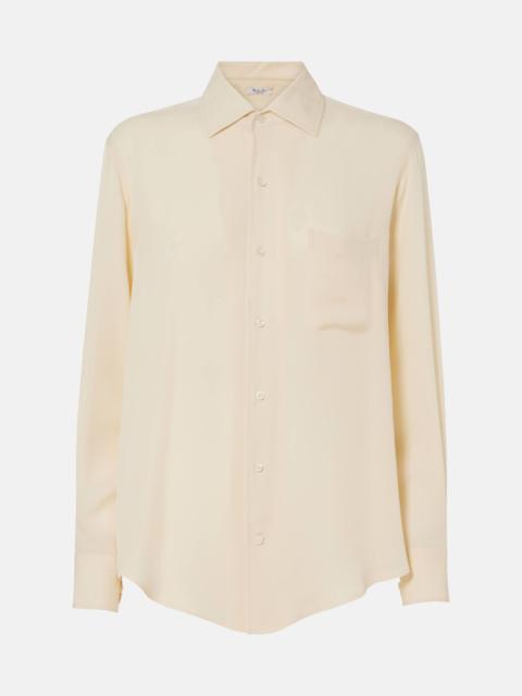 André silk georgette shirt