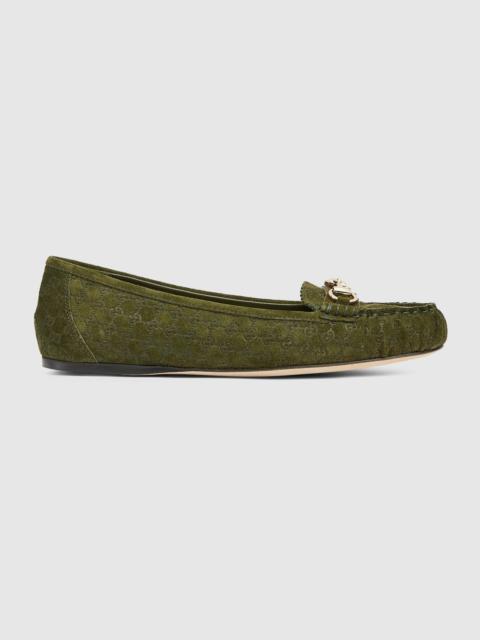 Women's ballet flat with Horsebit