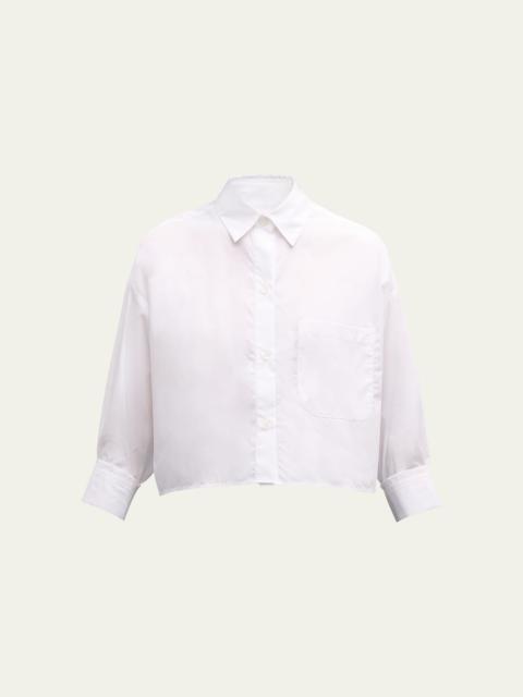 TWP Soon To Be Ex Superfine Cotton Button-Front Shirt
