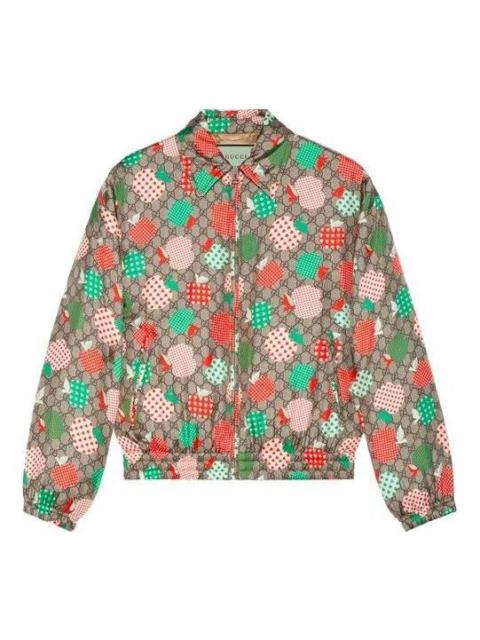 GUCCI Gucci Les Pommes Nylon Shirt Jacket 'Beige' 663648-ZAHC2-2110