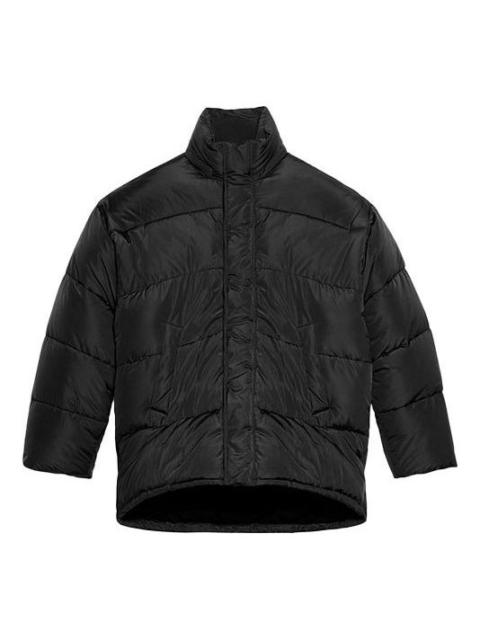 BALENCIAGA Balenciaga C-Shape Puffer Jacket 'Black' 621982TYD331000