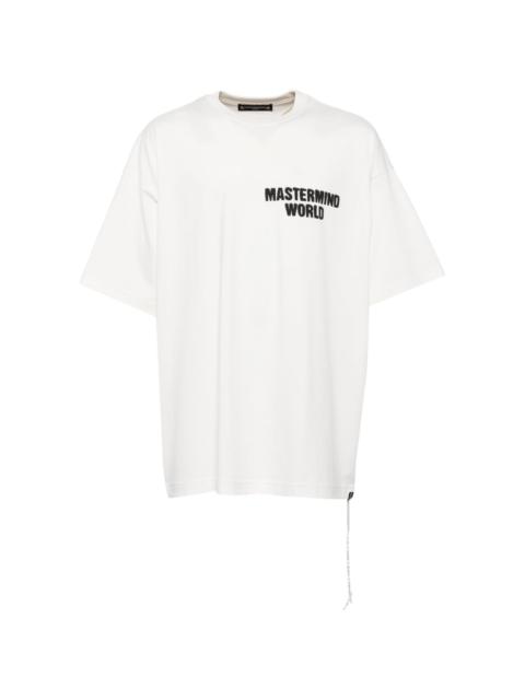 MASTERMIND WORLD spray paint T-shirt