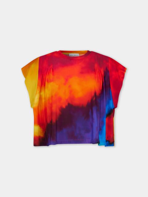 Tシャツ・カットソー Rabanne SS23 MULTICOLOR T-SHIRT (23PJTE109CU0007_V963) Paco Rabanne PACO RABANNE MULTICOLOR T-SHIRT | baltini