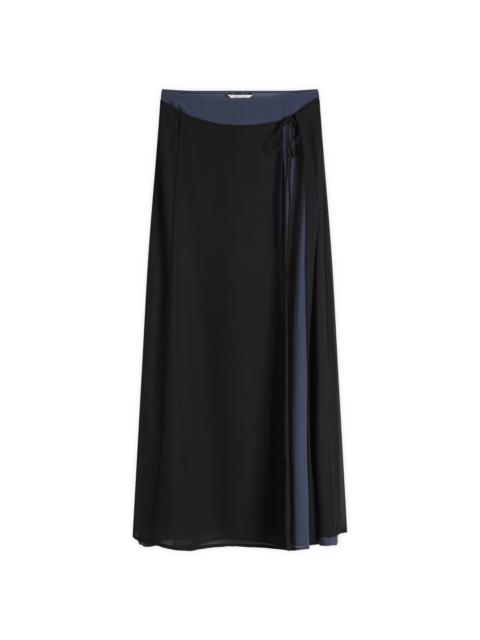【送料&関税込】Fendi Black Crepe Skirt FENDI Black Crepe Skirt | italist | REVERSIBLE