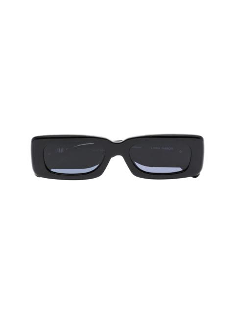 LINDA FARROW x The Attico Mini Marfa rectangle-frame sunglasses