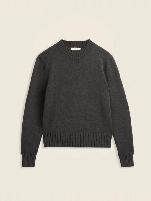 SLOWEAR Slim fit worsted-wool mock-neck sweater