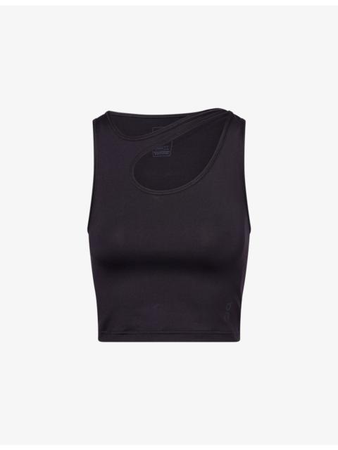 On Studio Cut-Out Stretch-Woven Top
