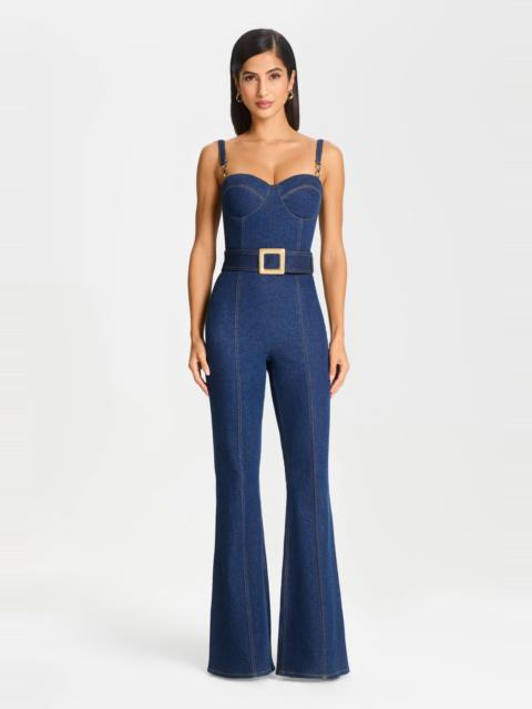 NADINE MERABI Harley Denim Jumpsuit