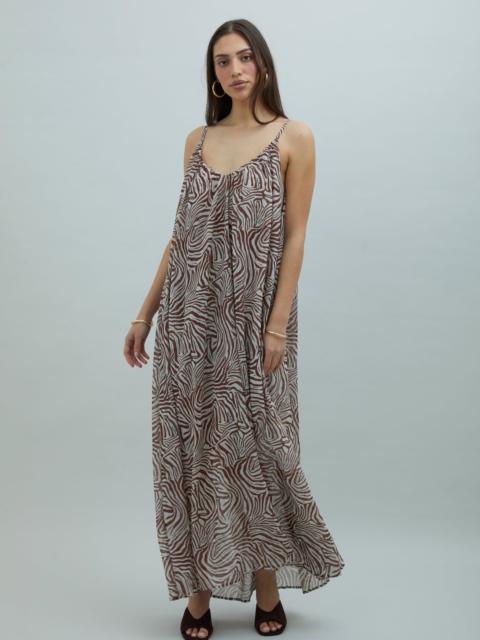 House of Sunny ZEBRA TRAPEZE DRESS