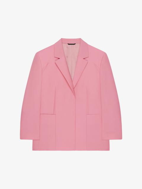 Givenchy OVERSIZED DART JACKET IN WOOL AND MOHAIR