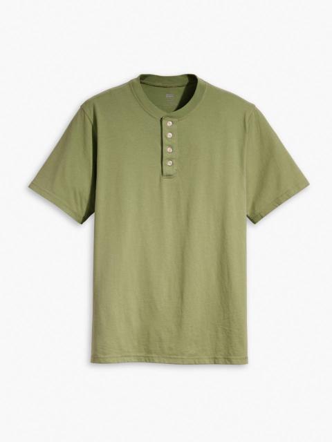 Levi's SHORT SLEEVE FOUR BUTTON HENLEY