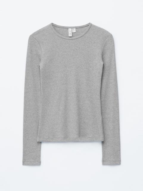 & Other Stories Ribbed Long-Sleeve Top