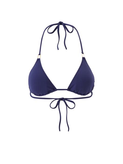 MELISSA ODABASH CANCUN NAVY BIKINI TOP