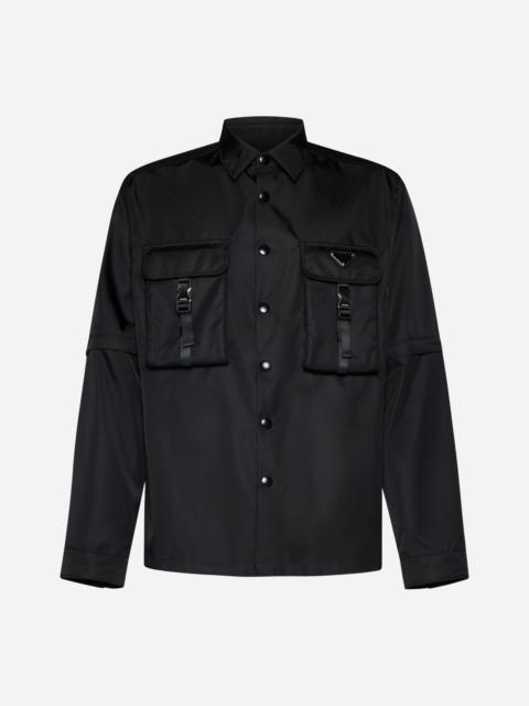 Cargo pockets Re-Nylon shirt