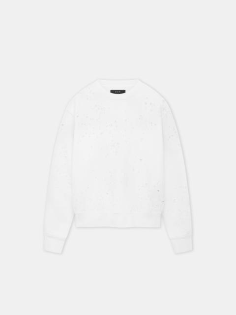 AMIRI MA SHOTGUN EMBROIDERED CREW