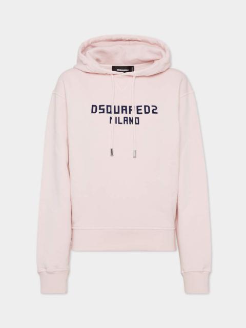 DSQUARED2 JUST RIGHT FIT D2 MILANO HOODIE