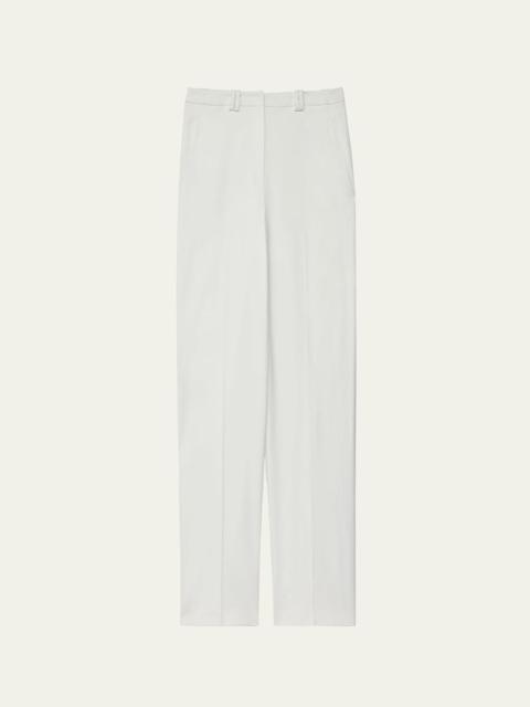 Another Tomorrow Wide-Leg Fluid Trousers