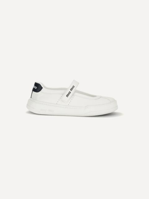 Miu Miu Leather Ballerinas Sneakers
