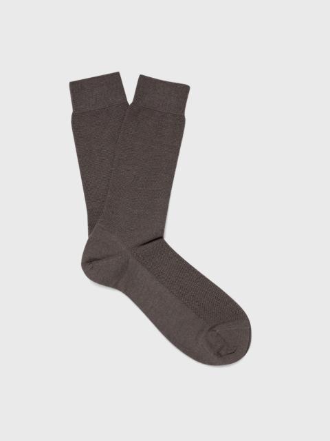 Sunspel Merino Wool Waffle Socks