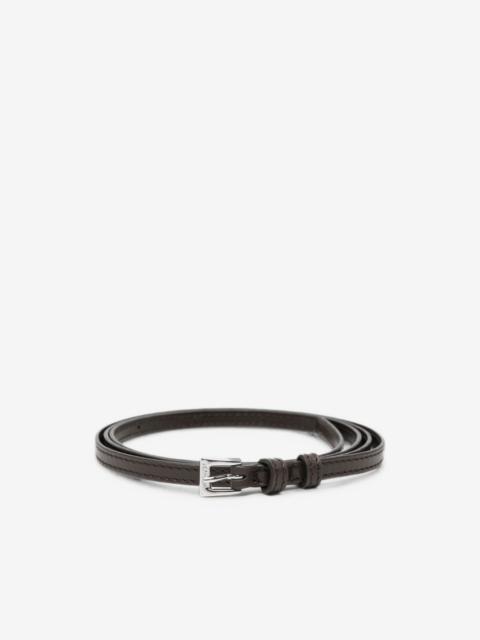 N°21 buckle-fastening leather belt