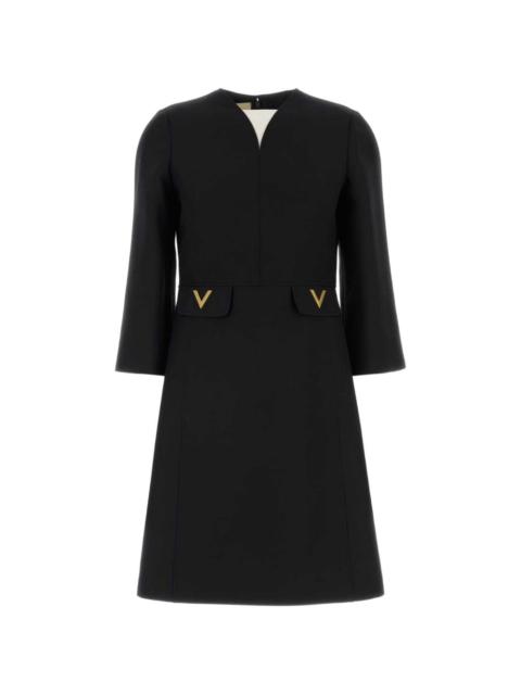 Valentino crepe couture dress