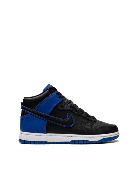 Nike Dunk High SE "Camo Black Royal" sneakers
