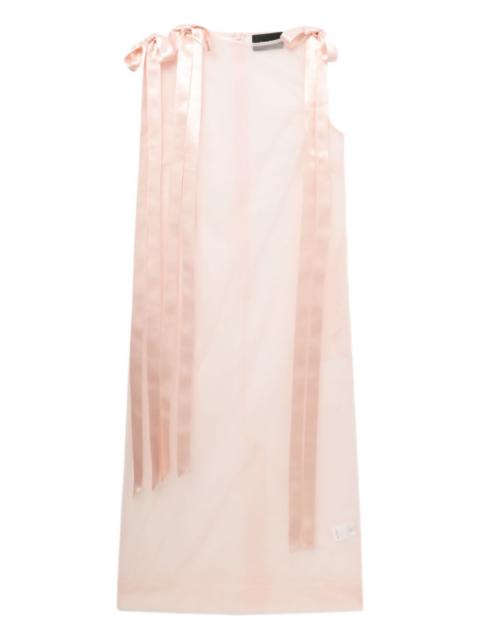Simone Rocha ribbon-lace midi dress