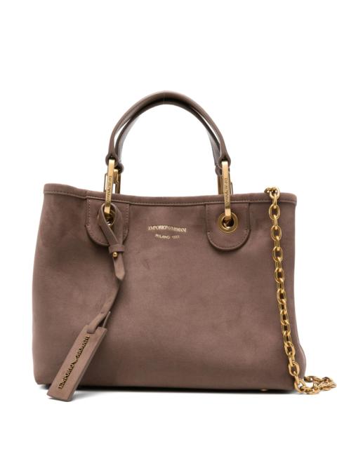 EMPORIO ARMANI Emporio Armani Double-handle Chain-strap Tote Bag