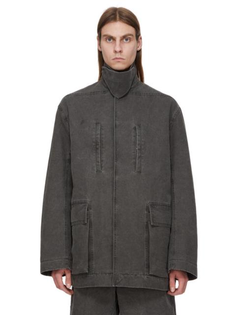 Rick Owens COLLARED MAC