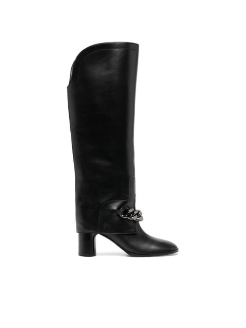CASADEI Varenne 100mm chain-link trim boots