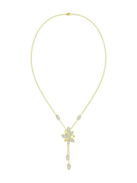 WILD FLOWER YELLOW GOLD Y NECKLACE