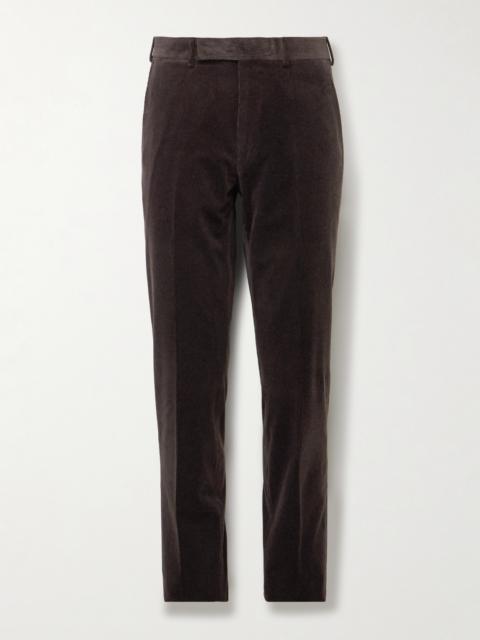 ZEGNA Slim-Fit Cotton-Blend Corduroy Trousers
