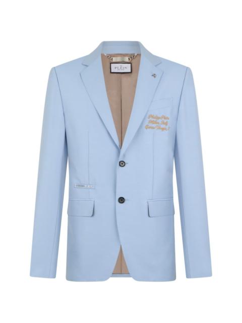 PHILIPP PLEIN long-sleeve buttoned blazer