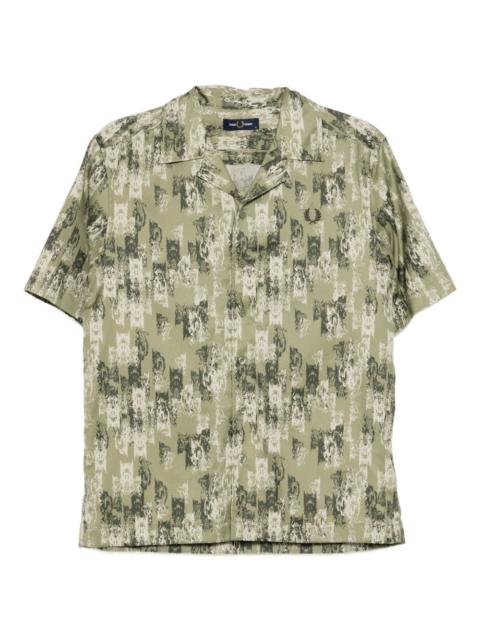 Fred Perry graphic-print shirt
