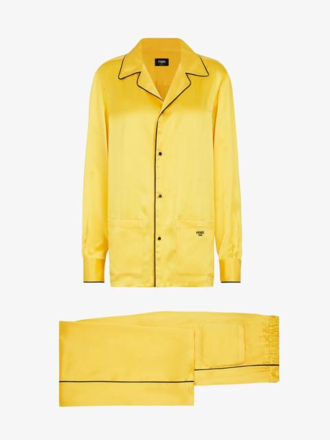 FENDI Yellow silk pajamas