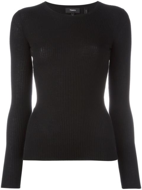 Theory Mirzi ribbed knit jumper