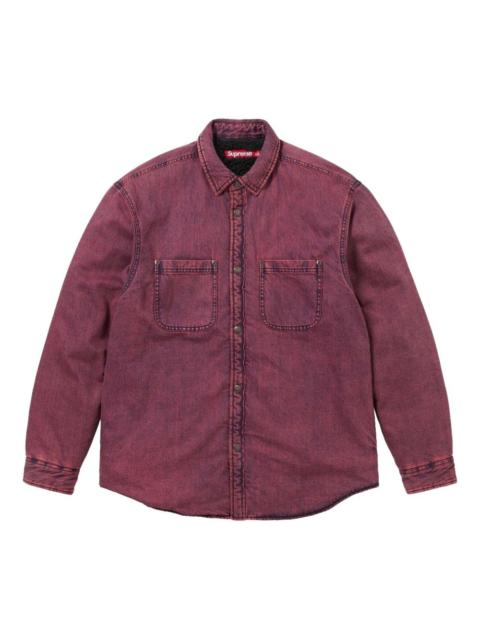 Supreme Shearling Lined denim shirt