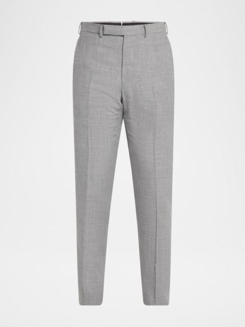 ZEGNA Men's Slim-Fit Melange Pants