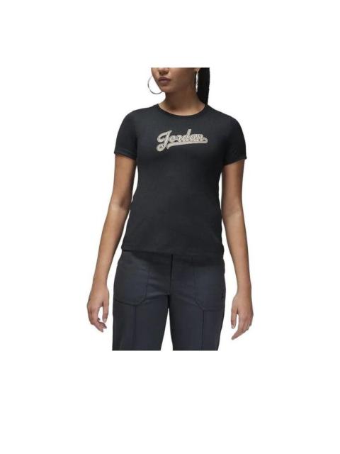 Jordan (WMNS) Air Jordan Slim Fit T-Shirt 'Black' FN5390-010